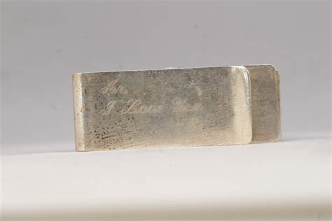 engraved money clip tiffany.